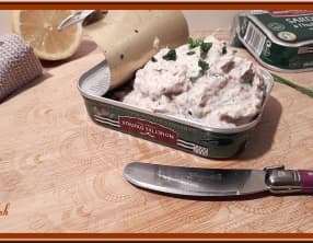 Tartinade de sardines au citron