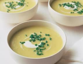 Soupe de poireaux et pommes de terre