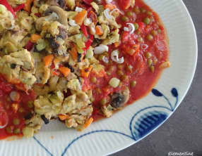 Omelette chinoise garnie