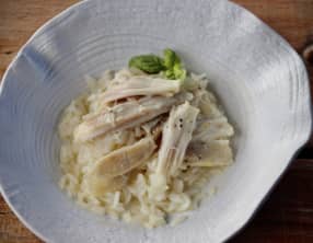 Ailes de raie à la crème d’ail