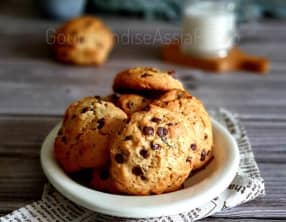 Cookies à la Banane Chocolat et Noix de Pécan