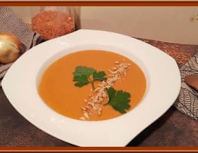 Velouté de lentilles corail