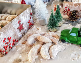 Biscuits-croissants au cappuccino