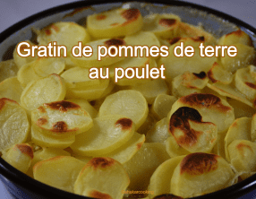 Gratin de pommes de terre au poulet