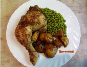 Cuisses de poulet croustillantes au four
