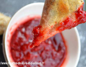 Croustillants, feuilles de brick kaki chocolat