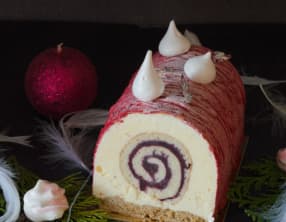 Bûche cheesecake