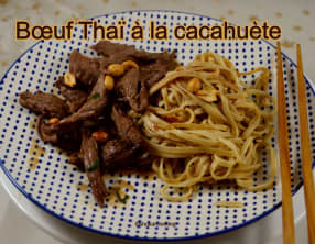 Bœuf Thaï à la cacahuète
