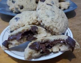 Les cookies cœur fondant