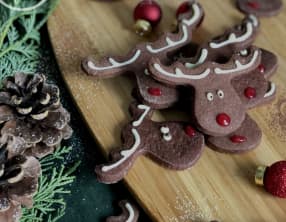 Sablés de Noël au chocolat