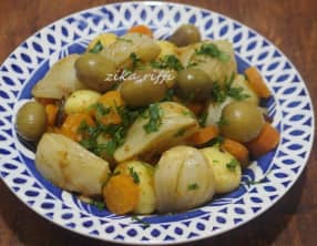Fenouil carottes pommes de terre à la charmoula au vinaigre