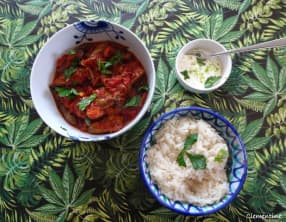 Ragoût d'aubergines indien