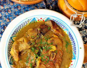 Tajine d'agneau au citron confit