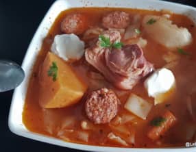 Soupe au chou sans pommes de terre