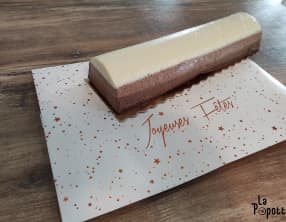 Bûche aux 3 chocolats