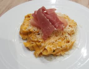 Pâtes à la crème de butternut