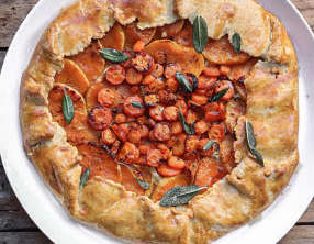 Tarte rustique à la courge