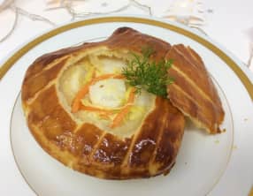 Saint-Jacques en croûte feuilletée