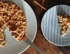 Gâteau crémeux au pavot et son streusel crunchy
