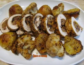 Poitrine de dinde roulée aux fruits secs