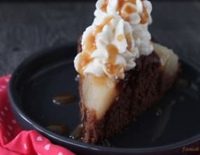 Gâteau chocolat poires