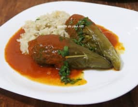 Poivrons farcis frits