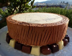 Bûche rondin de bois