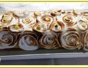Bûche au citron meringuée