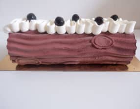 Bûche façon forêt noire