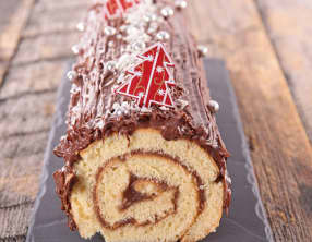 Bûche de Noël au Nutella