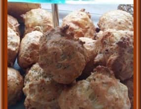 Gougères au Comté et 6 graines