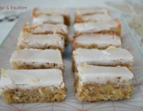 Tranches glacées aux noix