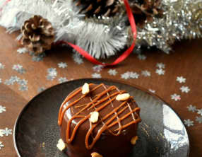 Bûche façon snickers