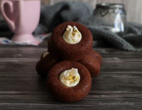 Financiers chocolat noir chocolat blanc et noix de coco