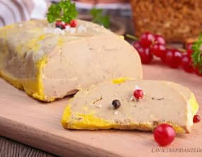 Foie gras mi-cuit en terrine