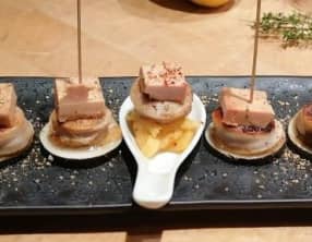 Bouchées apéritives au boudin blanc