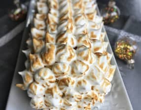 Bûche au citron meringuée