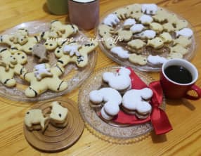 Biscuits sablés au zeste d'orange et chocolat