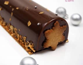 Bûche Chocolat Café
