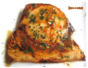 Steaks d'espadon grillés façon thaï