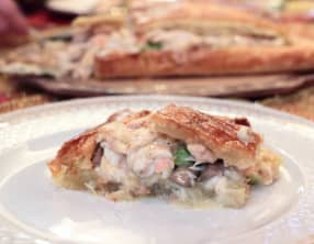 Feuilleté de sandre au beurre blanc