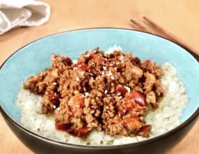 Protéine végétale texturée façon boeuf coréen