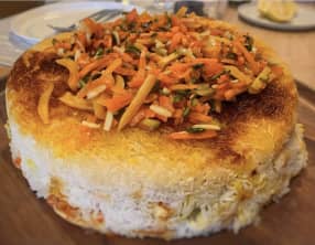 Shirin polo : Riz iranien à l'orange