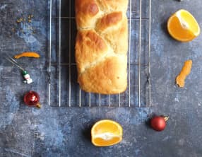 Brioche vegan à l’orange