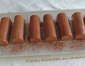 Petites bûchettes au chocolat