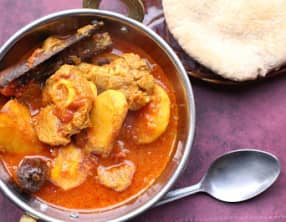 Curry d'agneau aux navets