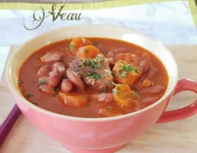 Loubia hamra au veau