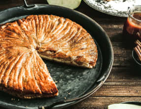 Galette des rois aux pommes et amandes