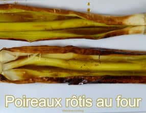 Poireaux rôtis au four