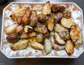 Topinambours au four